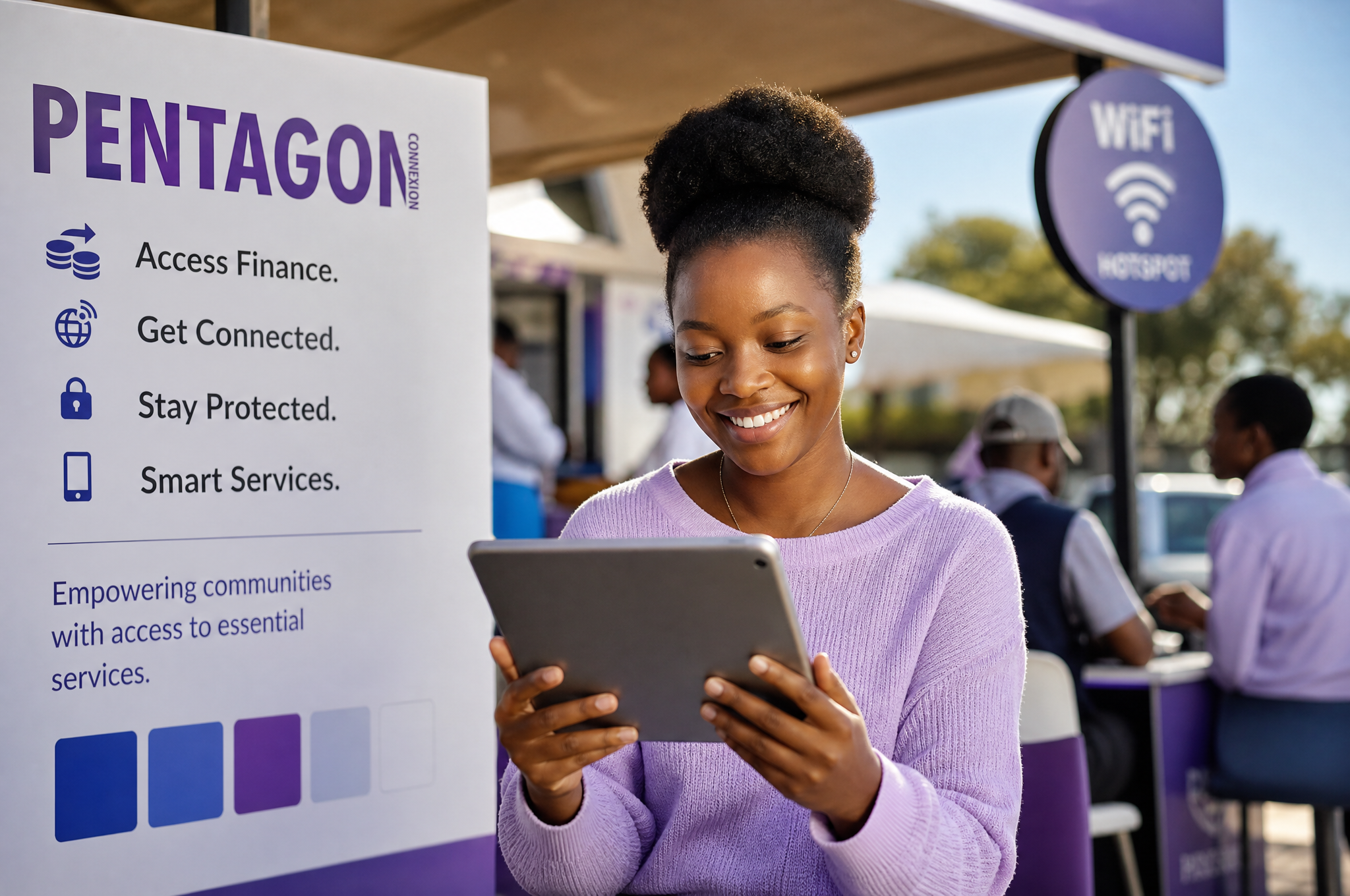 Pentagon Conextion community service point