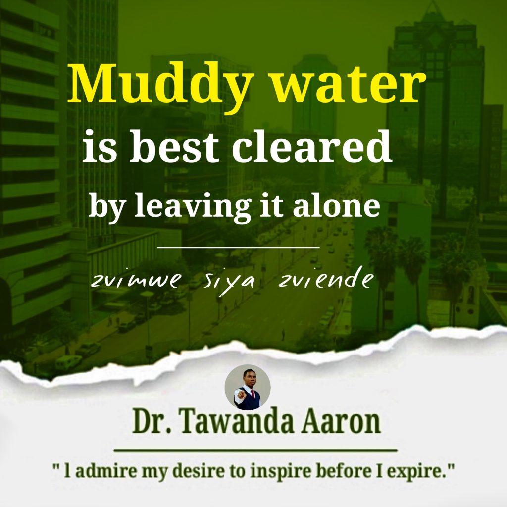 Muddy Water Clears When Left Alone